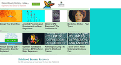 Desktop Screenshot of childhoodtraumarecovery.com