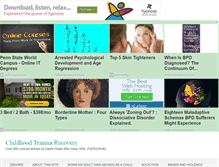 Tablet Screenshot of childhoodtraumarecovery.com